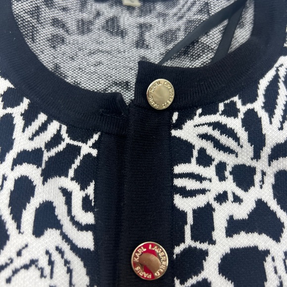 Karl Lagerfeld Chanel and inspired cardigan size L - Picture 4 of 5